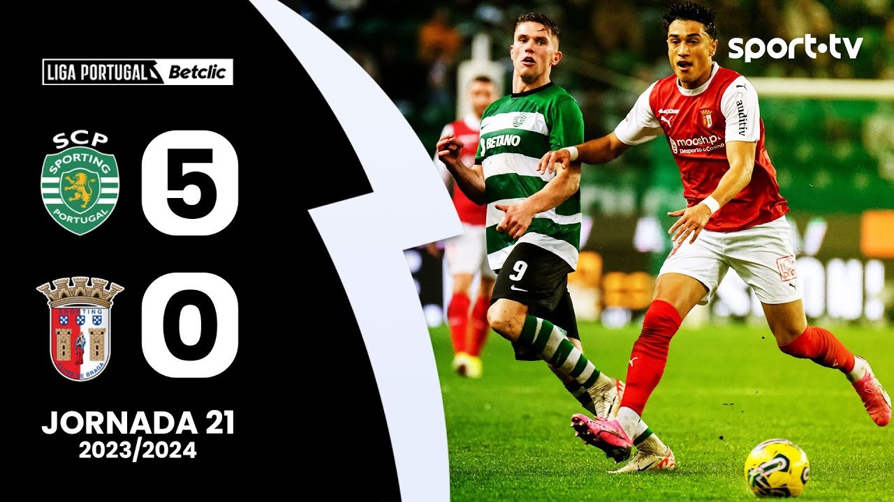 #ไฮไลท์ฟุตบอล [ สปอร์ติ้ง ลิสบอน 5 - 0 สปอร์ติ้ง บราก้า ] ลีกา ซาเกรส โปรตุเกส 2024/12.2.67